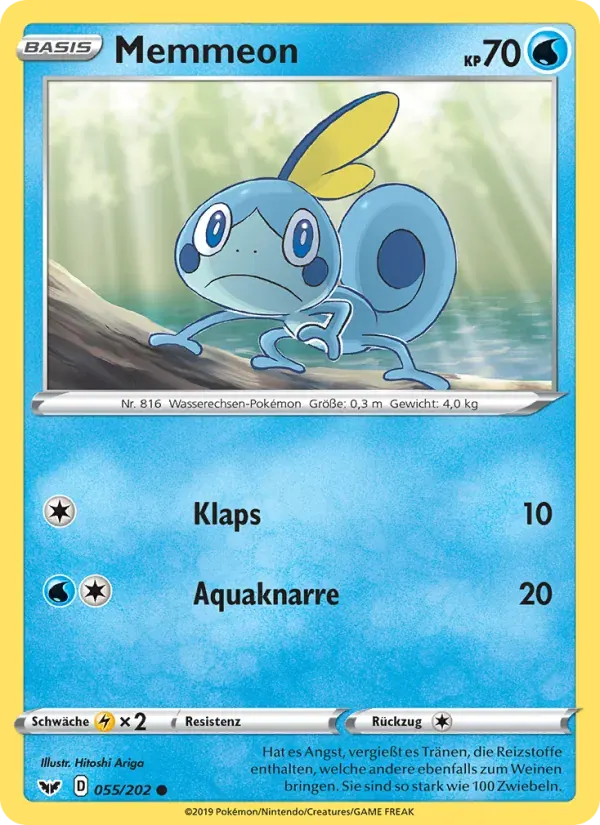 Memmeon — Schwert & Schild 55 German Pokémon card