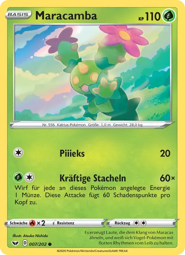 Maracamba — Schwert & Schild 7 German Pokémon card