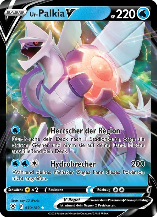 Ur-Palkia V — Astralglanz 39 German Pokémon card