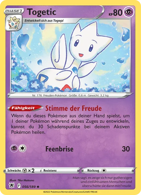 Togetic — Astralglanz 56 German Pokémon card