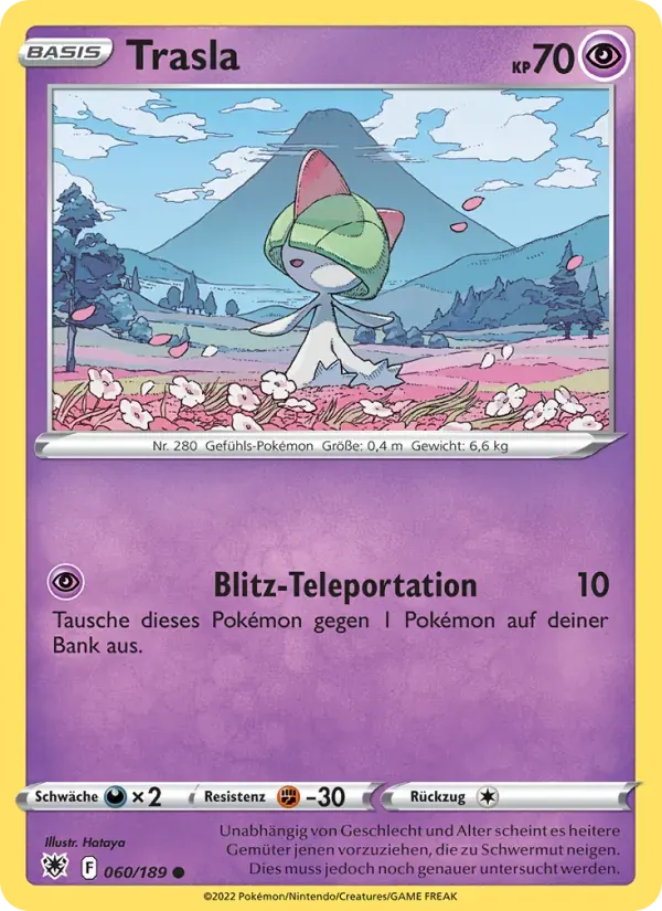Trasla — Astralglanz 60 German Pokémon card