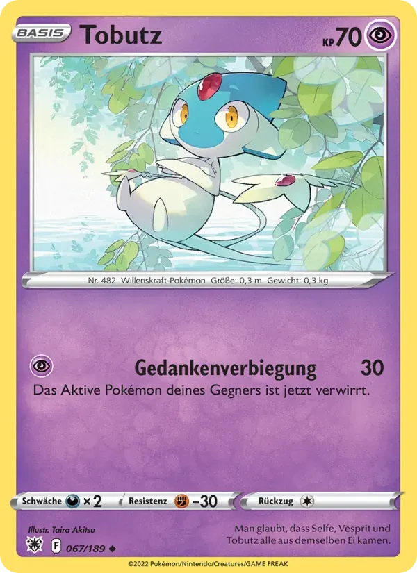 Tobutz — Astralglanz 67 German Pokémon card