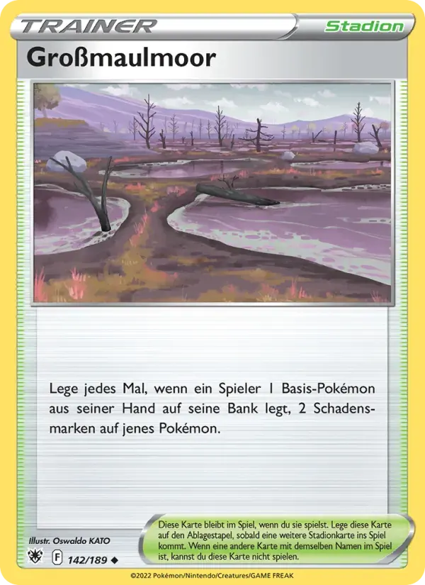 Großmaulmoor — Astralglanz 142 German Pokémon card