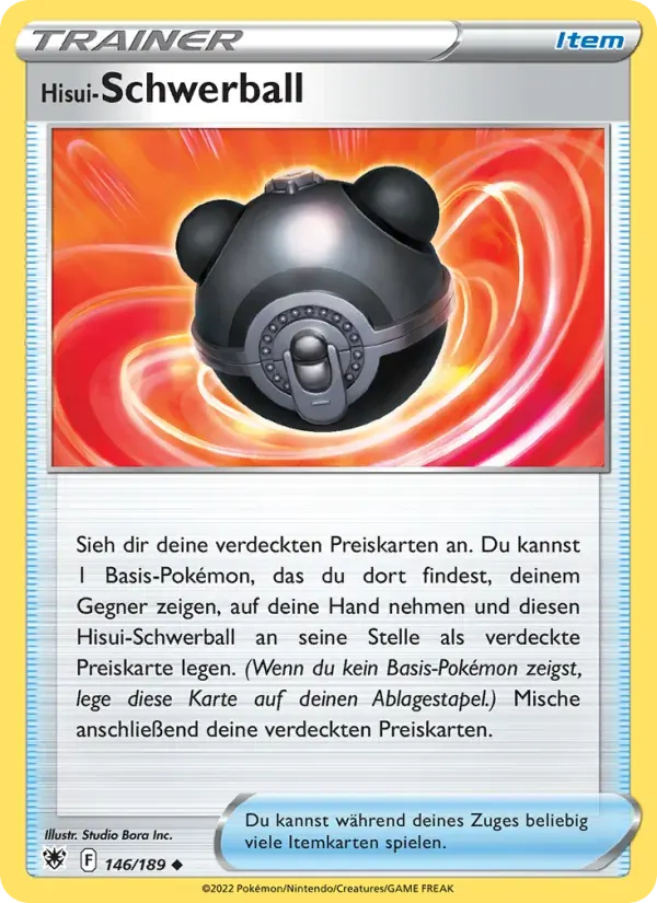 Hisui-Schwerball — Astralglanz 146 German Pokémon card