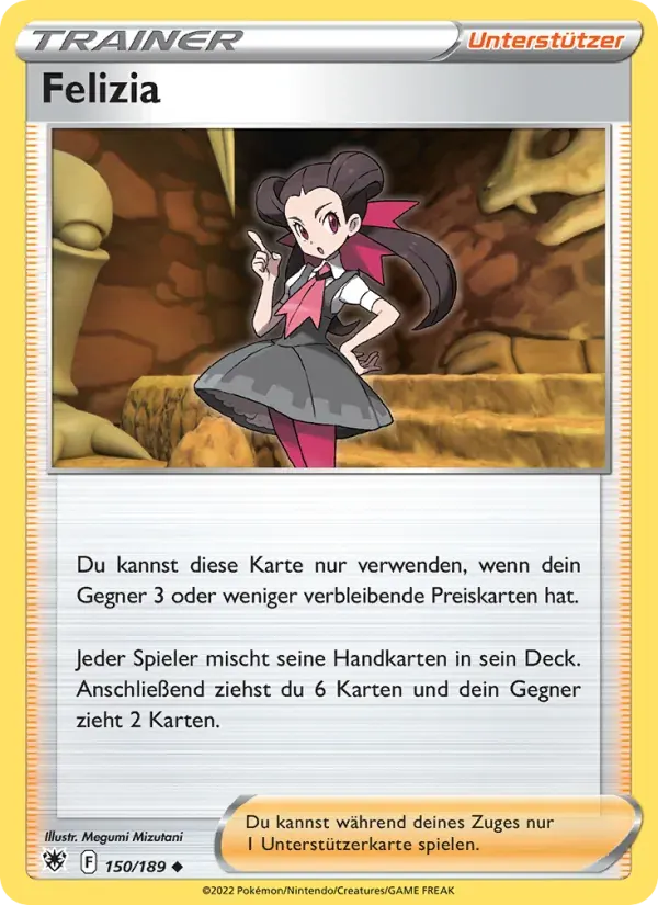 Felizia — Astralglanz 150 German Pokémon card