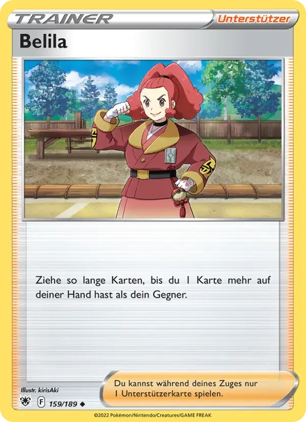 Belila — Astralglanz 159 German Pokémon card