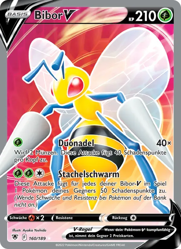 Bibor V — Astralglanz 160 German Pokémon card