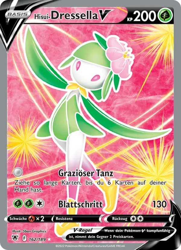 Hisui-Dressella V — Astralglanz 162 German Pokémon card