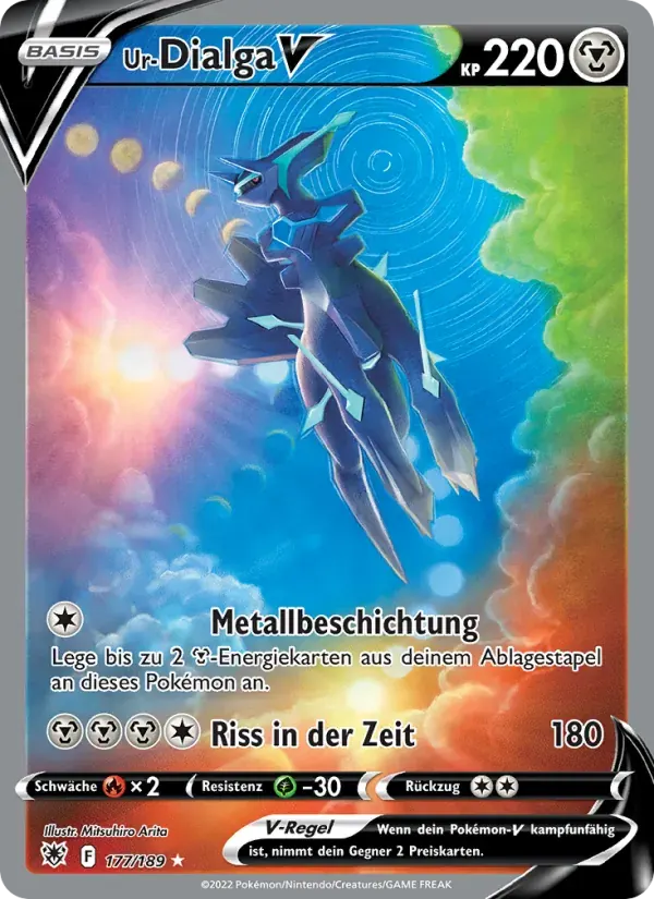 Ur-Dialga V — Astralglanz 177 German Pokémon card