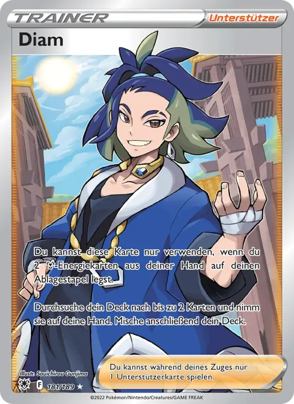 Diam — Astralglanz 181 German Pokémon card