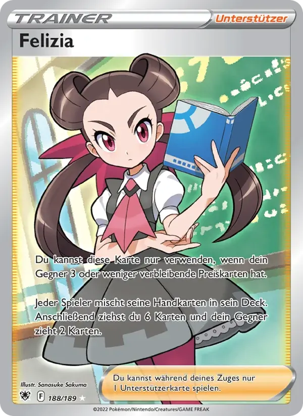 Felizia — Astralglanz 188 German Pokémon card