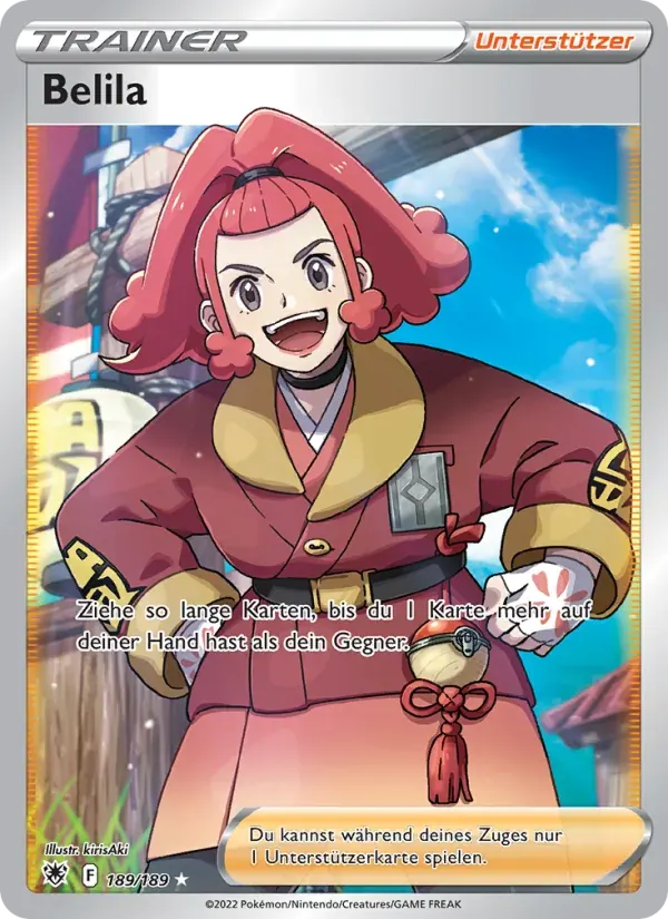 Belila — Astralglanz 189 German Pokémon card