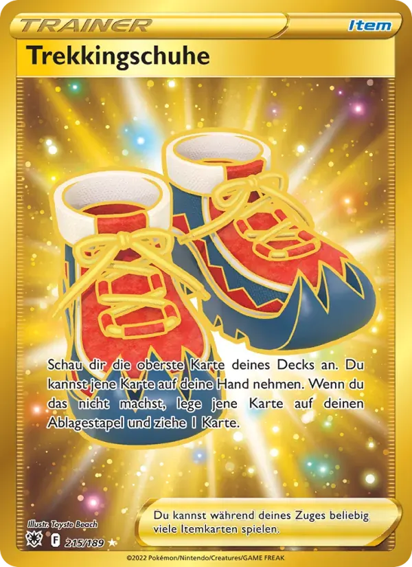 Trekkingschuhe — Astralglanz 215 German Pokémon card