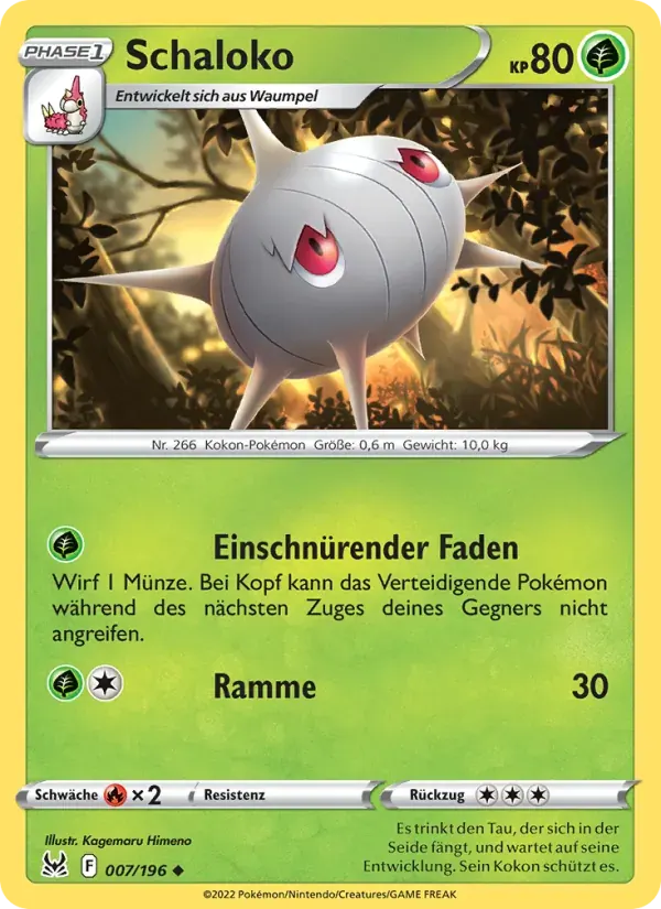 Schaloko — Verlorener Ursprung 7 German Pokémon card