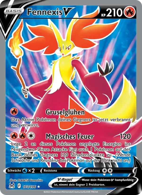Fennexis V — Verlorener Ursprung 173 German Pokémon card