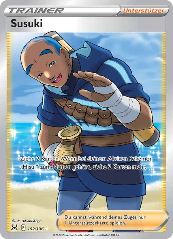 Susuki — Verlorener Ursprung 192 German Pokémon card