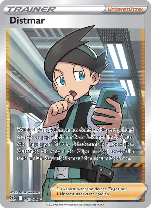 Distmar — Verlorener Ursprung 195 German Pokémon card