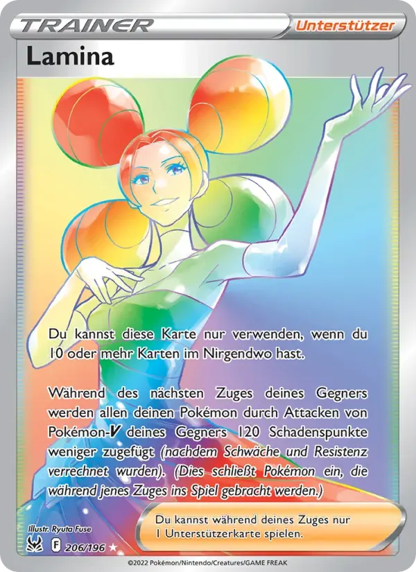 Lamina — Verlorener Ursprung 206 German Pokémon card