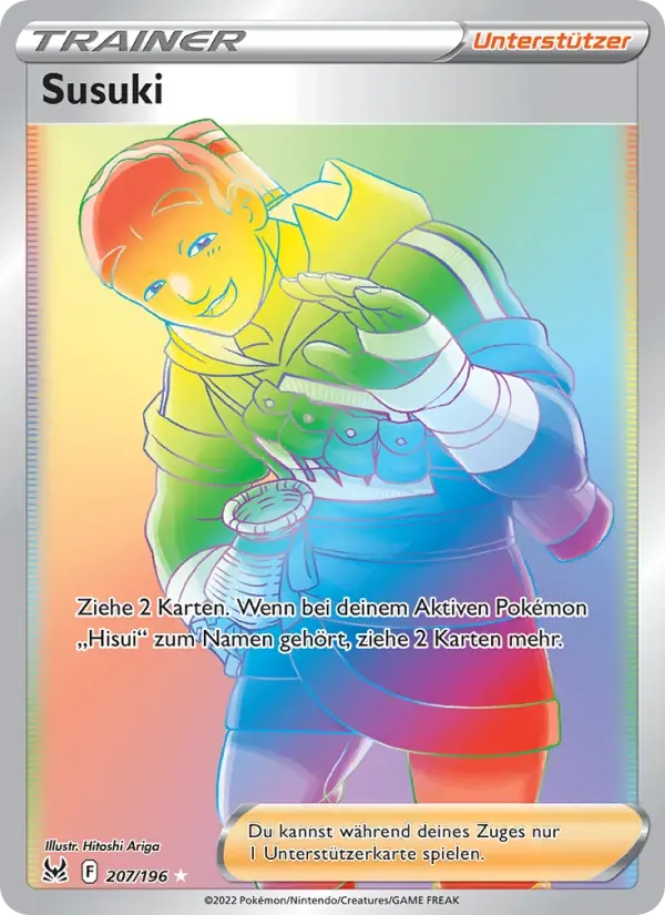 Susuki — Verlorener Ursprung 207 German Pokémon card