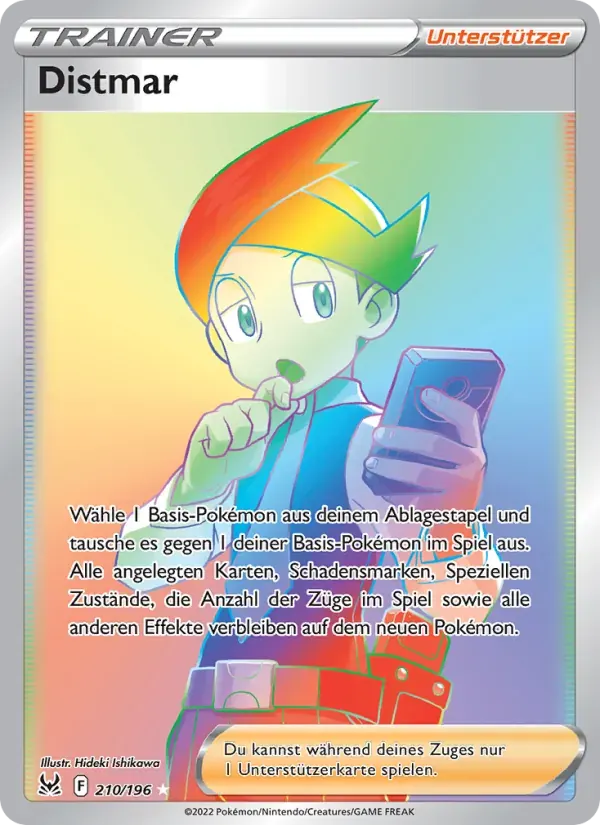 Distmar — Verlorener Ursprung 210 German Pokémon card