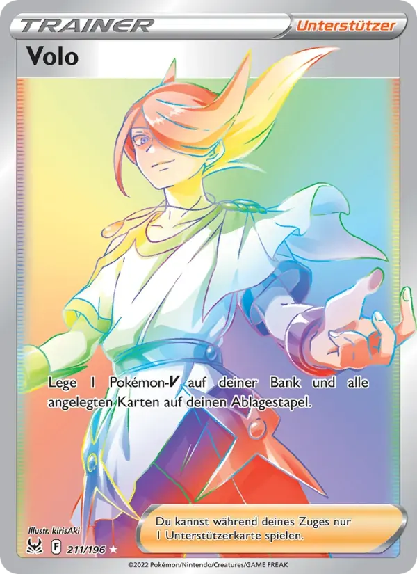 Volo — Verlorener Ursprung 211 German Pokémon card