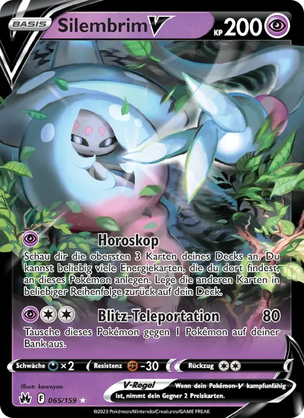 Silembrim V — Zenit der Könige 65 German Pokémon card