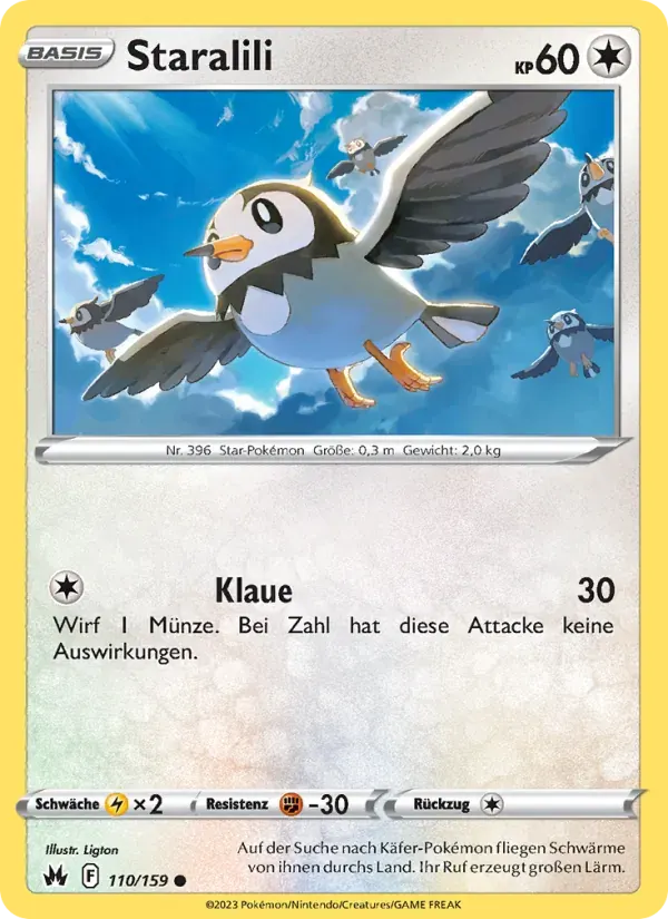 Staralili — Zenit der Könige 110 German Pokémon card