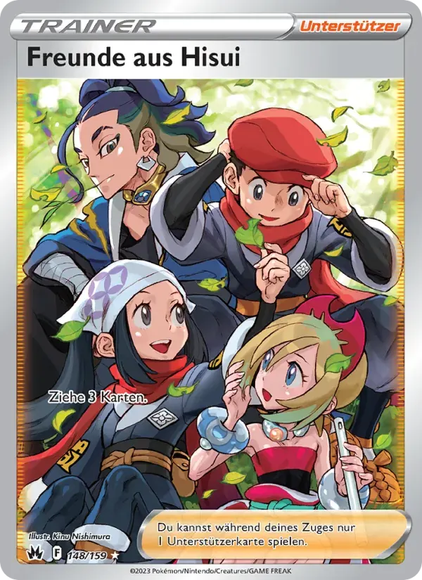 Freunde aus Hisui — Zenit der Könige 148 German Pokémon card