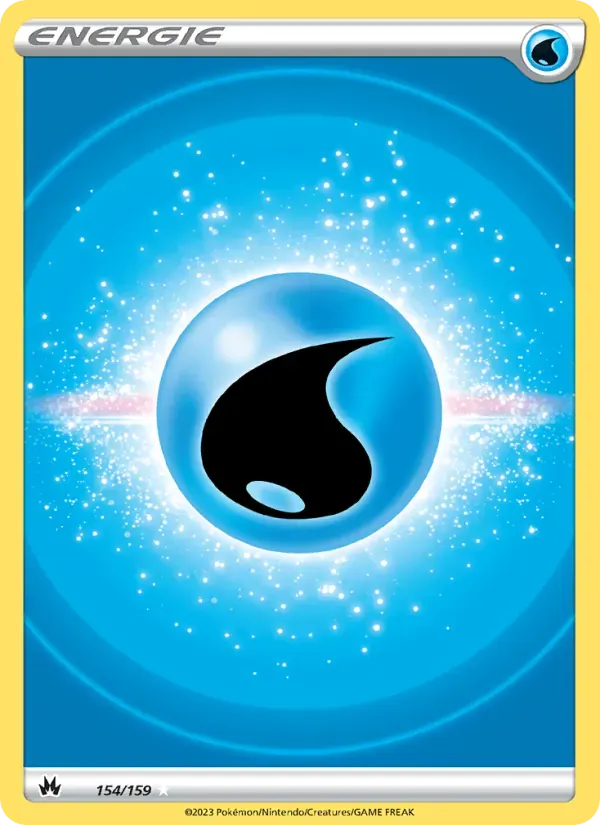 Wasser-Energie — Zenit der Könige 154 German Pokémon card