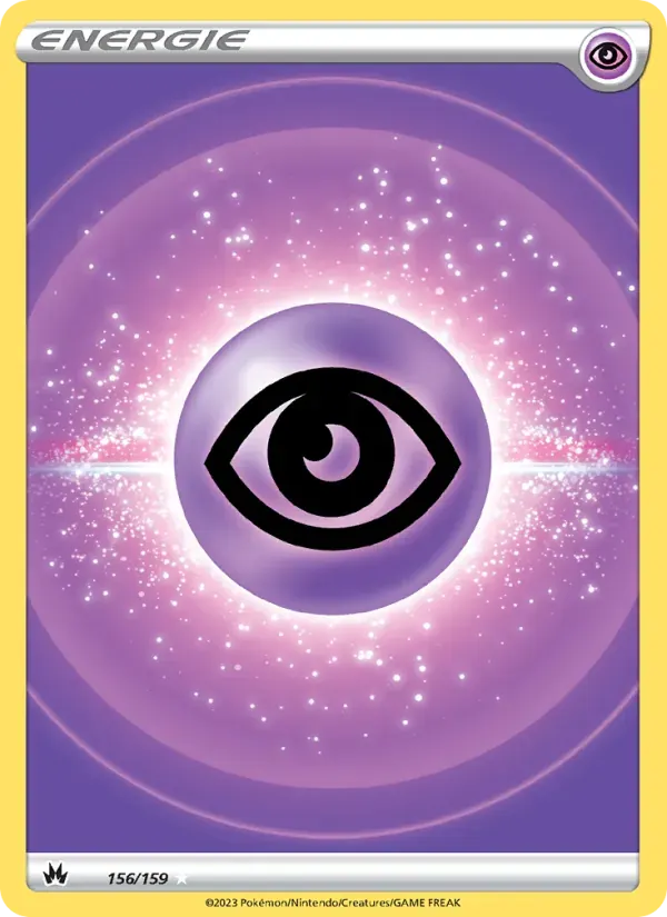 Psycho-Energie — Zenit der Könige 156 German Pokémon card