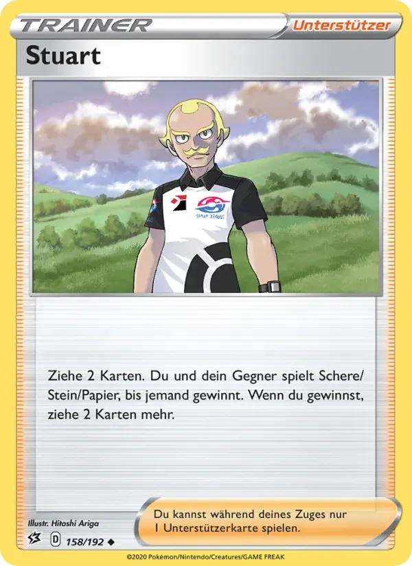 Stuart — Clash der Rebellen 158 German Pokémon card