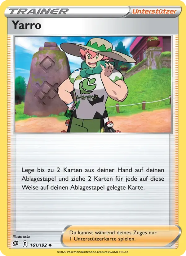 Yarro — Clash der Rebellen 161 German Pokémon card
