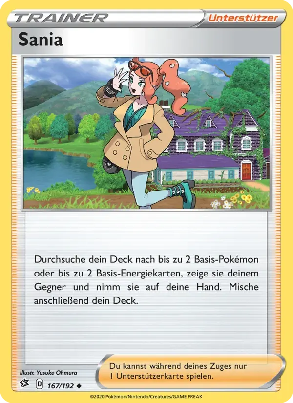 Sania — Clash der Rebellen 167 German Pokémon card