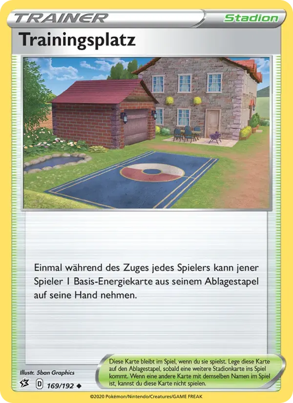 Trainingsplatz — Clash der Rebellen 169 German Pokémon card