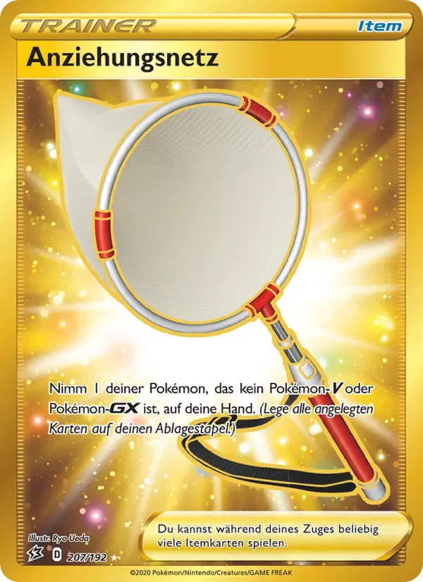 Anziehungsnetz — Clash der Rebellen 207 German Pokémon card