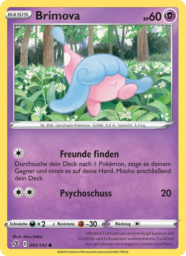 Brimova — Clash der Rebellen 83 German Pokémon card