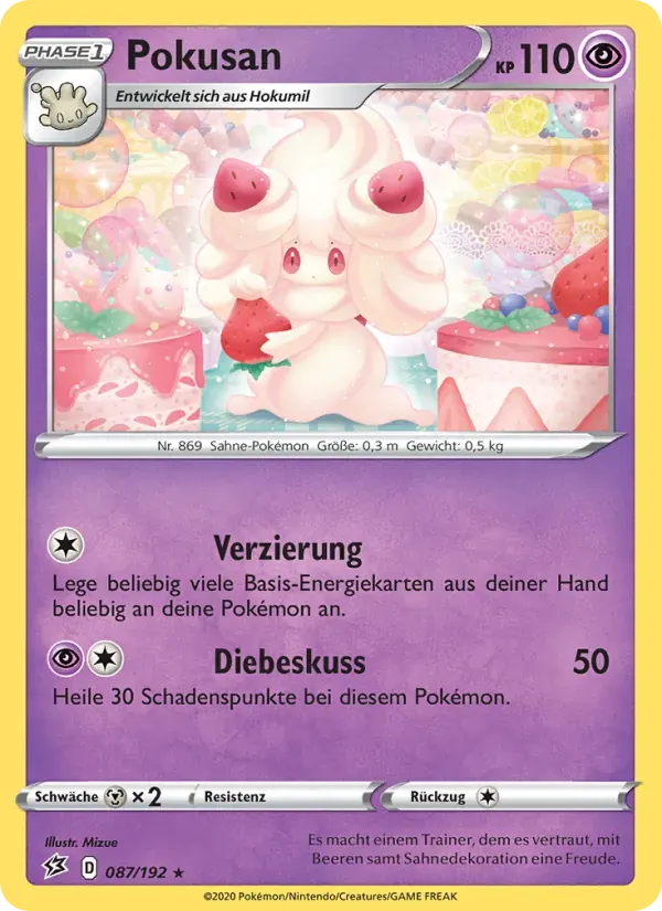 Pokusan — Clash der Rebellen 87 German Pokémon card