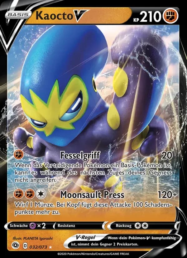 Kaocto V — Weg des Champs 32 German Pokémon card
