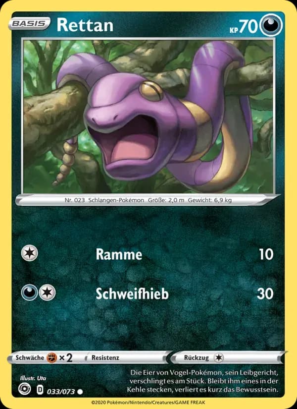 Rettan — Weg des Champs 33 German Pokémon card
