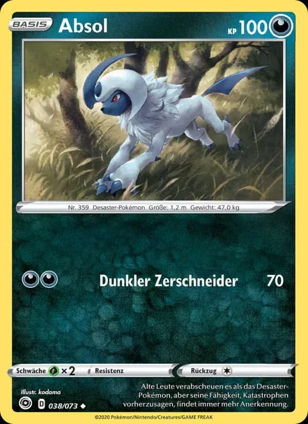 Absol — Weg des Champs 38 German Pokémon card