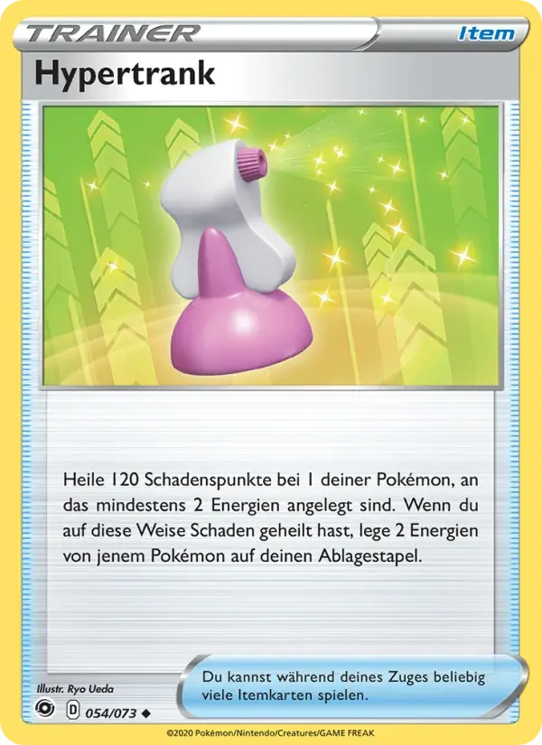 Hypertrank — Weg des Champs 54 German Pokémon card