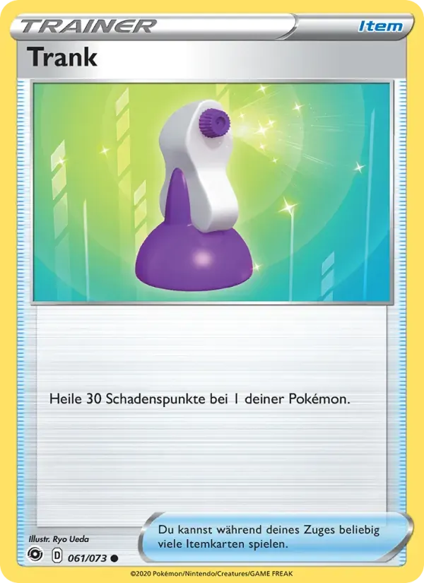 Trank — Weg des Champs 61 German Pokémon card