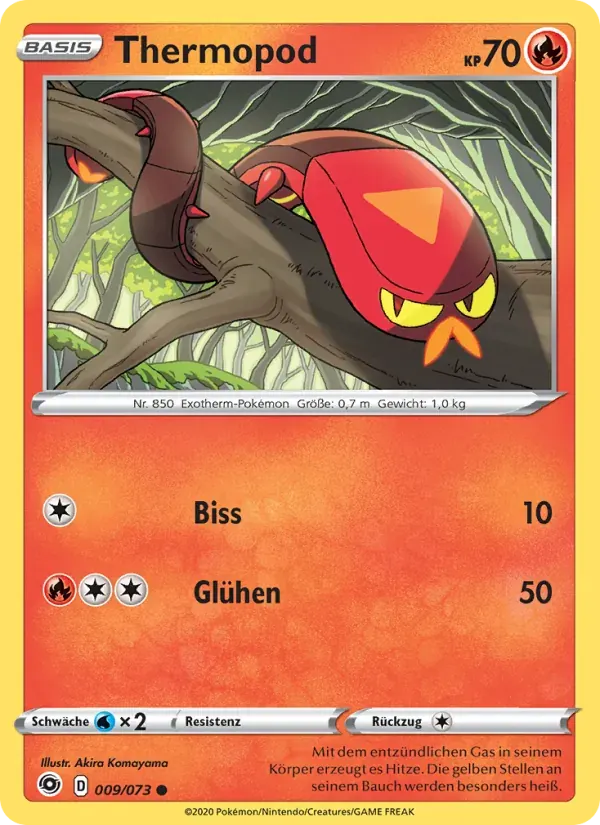 Thermopod — Weg des Champs 9 German Pokémon card