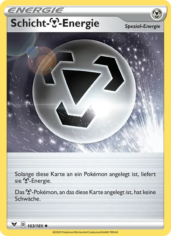 Schicht-Metal-Energie — Farbenschock 163 German Pokémon card
