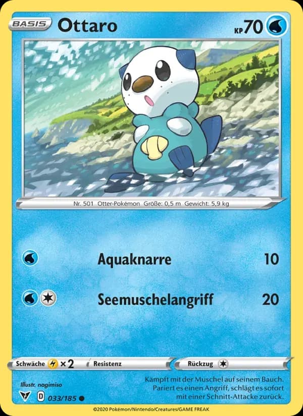 Ottaro — Farbenschock 33 German Pokémon card