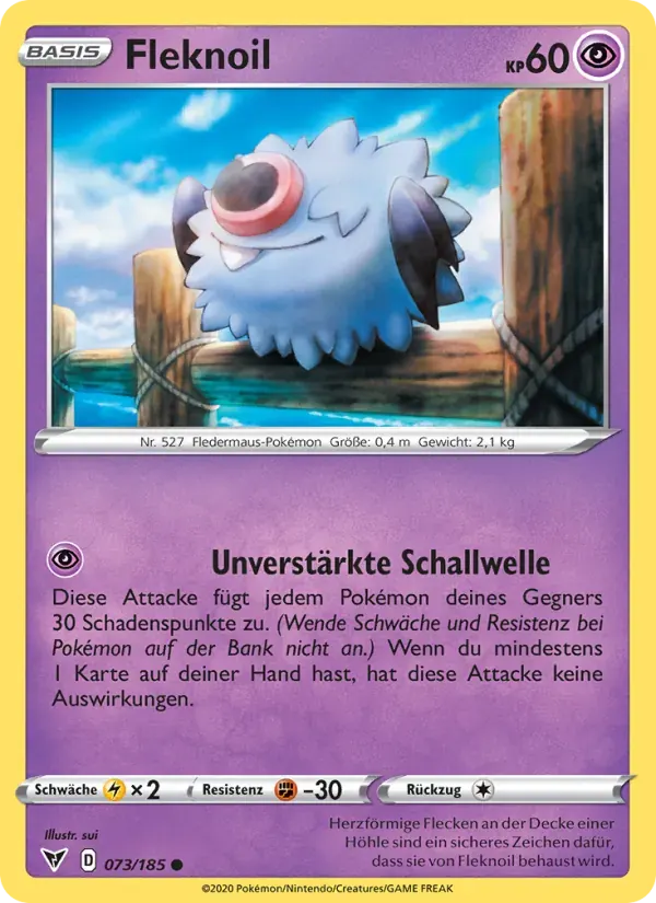 Fleknoil — Farbenschock 73 German Pokémon card