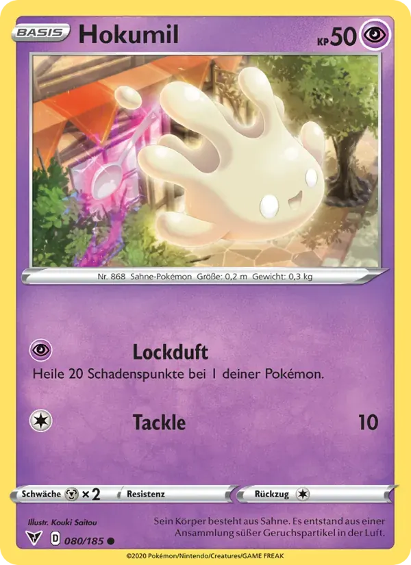 Hokumil — Farbenschock 80 German Pokémon card