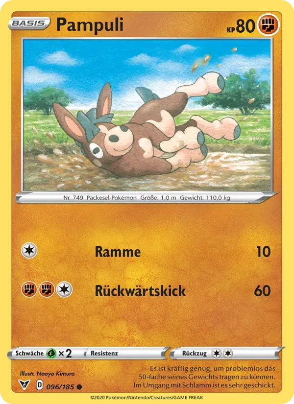 Pampuli — Farbenschock 96 German Pokémon card