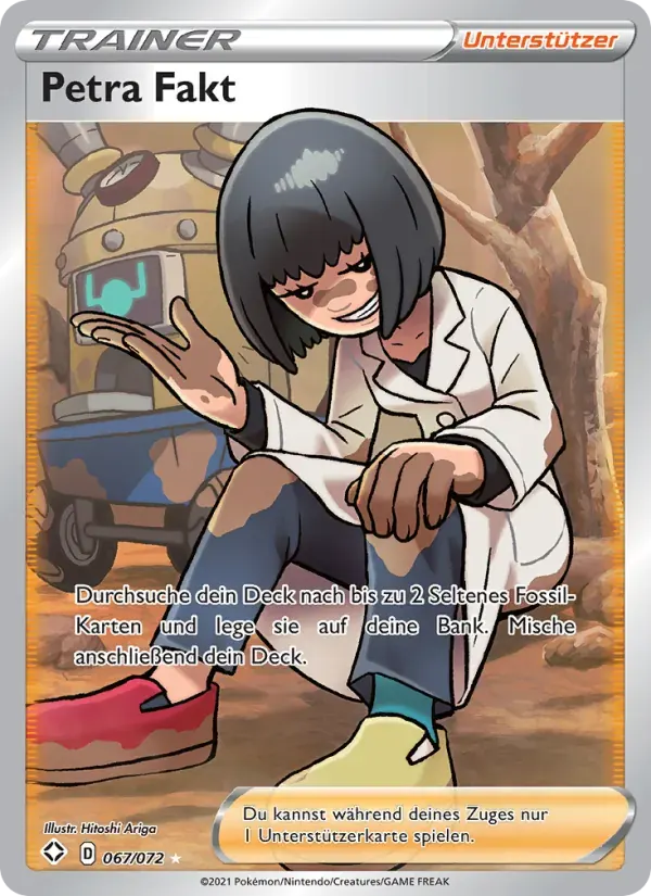 Petra Fakt — Glänzendes Schicksal 67 German Pokémon card
