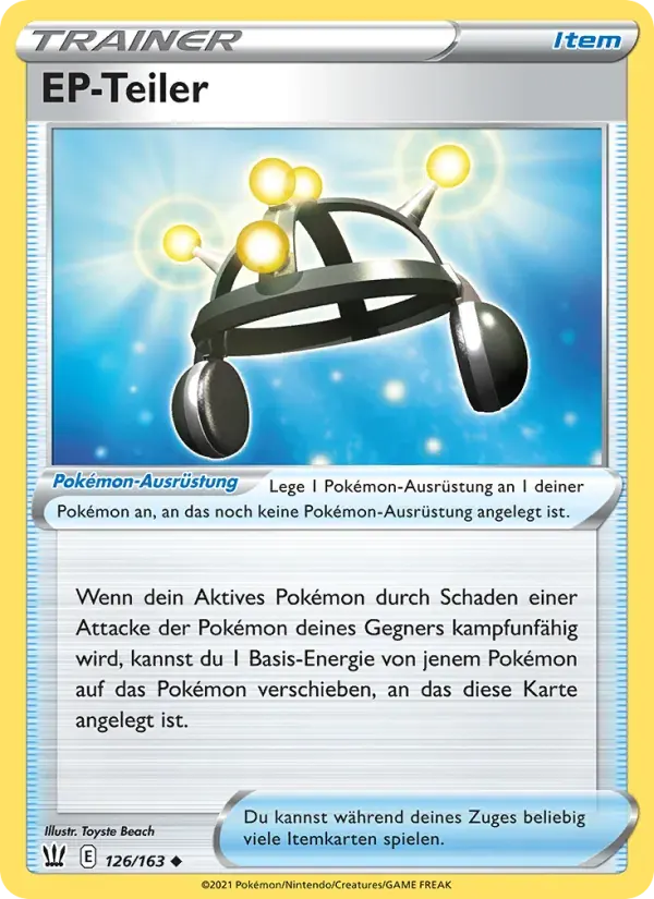 EP-Teiler — Kampfstile 126 German Pokémon card